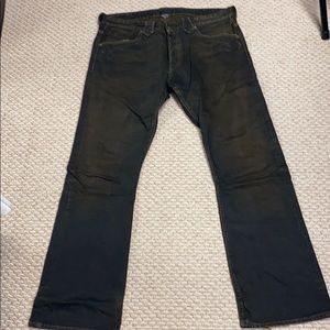 RRL black western jeans